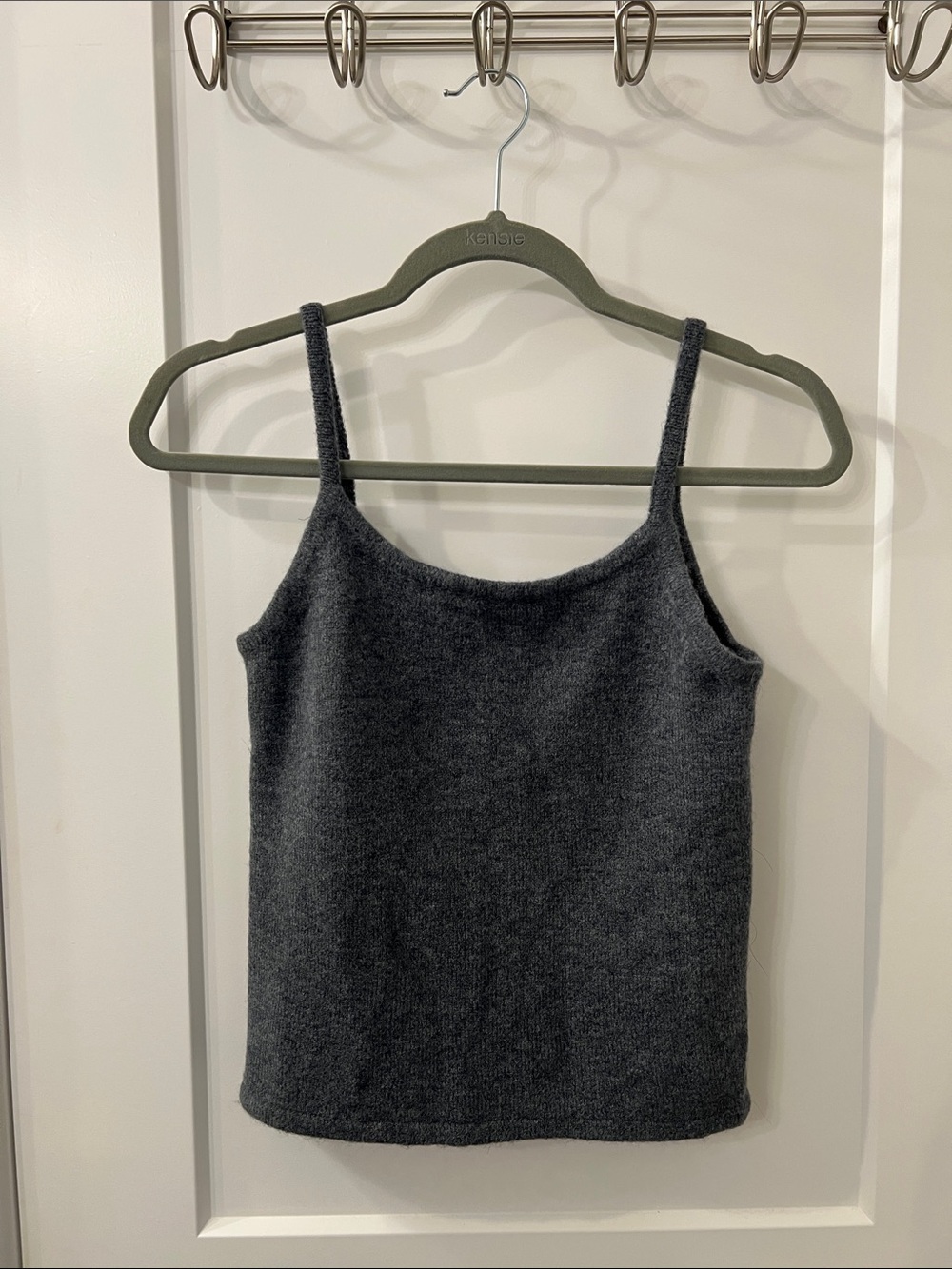 Rails Charcoal Knit Camisole Tank